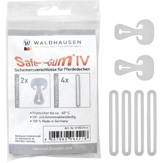 Waldhausen Safe-Gum, silbergrau, Tüte (6er Set gemischt)