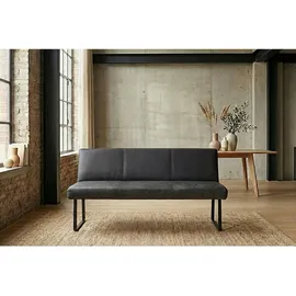 KAWOLA Polsterbank ELEEN Schwarz 123 x 85 x 69 cm