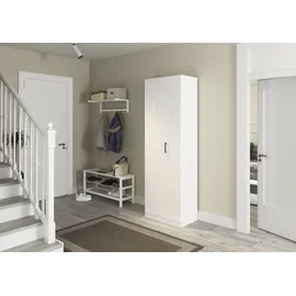 Rauch MINOSA Mehrzweckschrank 69 x 210 x 41 cm Grau/Weiß