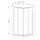Aqualine AGGA Duschabtrennung Quadrat 90 x 90 cm rechts Klarglas HLF909Y