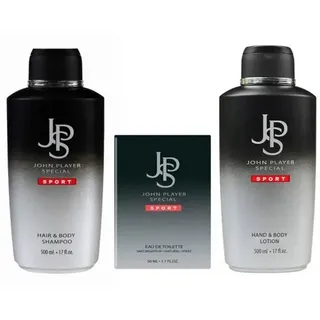 John Player Special Sport Shampoo 500 ml & Body Lotion 500 ml & EDT 50 ml