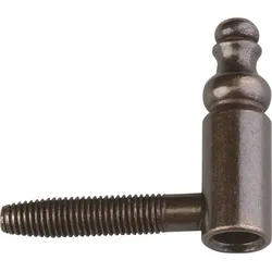 OTLAV Einbohrband Flügel- und Rahmenteil mit Zierkopf 190 - Flügelteil ; Stahl bronze