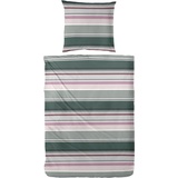 Primera Bettwäsche »Late Summer Stripe«, (2 tlg.), mit modernen Streifen in frischen Farben, schwarz