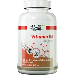 HEALTH+ Vitamin B6, 120 Kapseln 50g