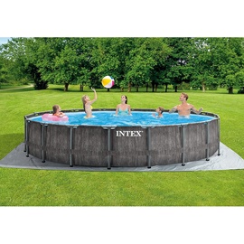 Intex Greywood Prism Frame Pool Set 549 x 122 cm inkl. Filterpumpe