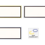 Brilliant LED Deckenleuchte Laurice schwarz 80 x 40 cm 38 W
