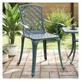 vidaXL Gartenstuhl 56,7 x 61,1 x 25,3 cm grün 2 St.
