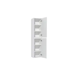 Möbel Kraft Inheidener See Hochschrank 35 x 160 x 33 cm Weiß