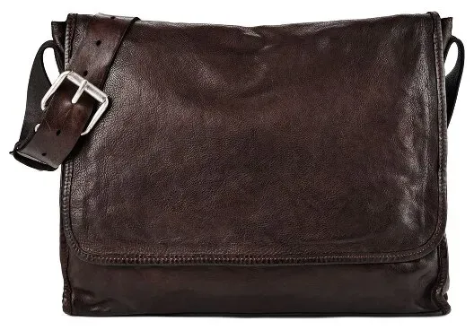 Campomaggi Ippocastano Messenger Leder 36 cm  braun