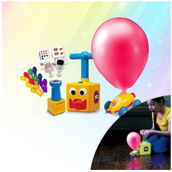 MediaShop Spielzeug-Auto Balloon Zoom, ballonbetriebenes, fahrendes & fliegendes Spielzeugset bunt