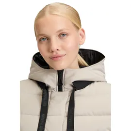 Amber & June Winterjacke Kunstdaune in beige, | Gr.: 38
