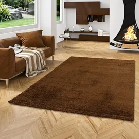 Pergamon Aloha Hochflorteppich 60 x 110 cm Braun