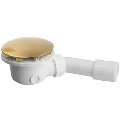 Ablaufgarnitur, Siphon Dusche, Badewanne Retro Bronze/Gold 90mm