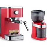 Graef Salita Set + Kaffeemühle CM 203 rot