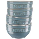 Staub Schüsselset Antik-Türkis 4-tlg.