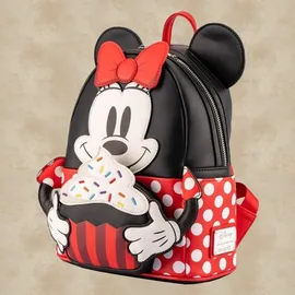 Disney Minnie Cupcake Rucksack schwarz/rot