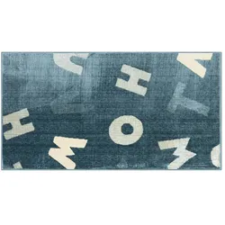 KJUT Webteppich  Alphabet , blau , Synthetische Fasern , Maße (cm): B: 80