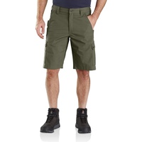 CARHARTT Ripstop Cargo Work Shorts, basil W30