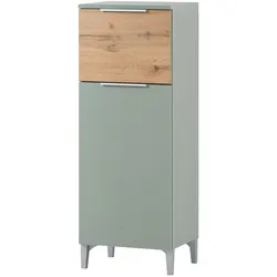 Tchibo - Highboard »Smilla« - 40,5x32x109,5cm - silber - Holz / Metall / Kunststoff