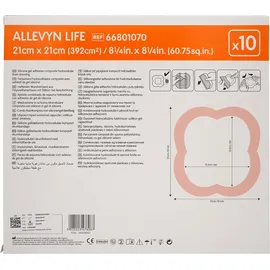 smith & nephew gmbh - woundmanagement Allevyn Life 21x21 cm Silikonschaumverband 10 St