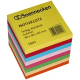 SOENNECKEN Notizklotz 5805 9x9x9cm 850Blatt farbig sortiert