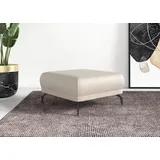 Home Affaire Hocker Coco Cord-Bezug 89 x 43 x 89 cm Beige