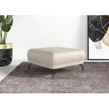 Home Affaire Hocker Coco Cord-Bezug 89 x 43 x 89 cm Beige