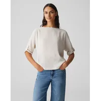 Opus Relaxed Fit Blusenshirt mit 3/4-Arm Modell SUMANA Beige,