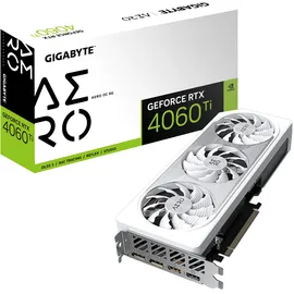 Gigabyte GeForce RTX 4060 Ti Aero OC 8G 8 GB GDDR6 GV-N406TAERO OC-8GD