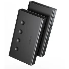 COFI Ugreen KVM (Tastatur Video Maus) Schalter 4 x 1 HDMI (weiblich) 4 x USB (weiblich) 4 x USB Typ B (weiblich) schwarz