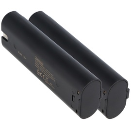AccuCell Akku passend für Makita Akku 7000, 7001, 7002, 7033, 2er Pack 7,2 Volt 2000mAh