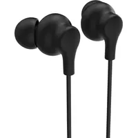Hama Kopfhörer "Popply", In-Ear, Mikrofon, Kabelknickschutz, 3,5 mm, Schwarz