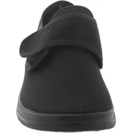 Fischer Schuhe Unisex-Klett-Hausschuh für Herren, Schwarz 48 EU