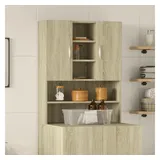 vidaXL Waschmaschinenschrank 70,5 x 24 x 90 cm Beige