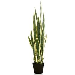 Emerald Emeral Kunstpflanze Sansevieria Bogenhanf im Plastiktopf 97 cm