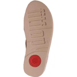 FitFlop Halo Bead-Circle Metallic Toe-Post Sandals Metallic Light Beige, 40 EU