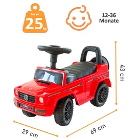 Lemodo Rutscherauto Mercedes G350d, rot