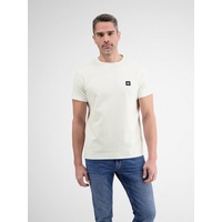 LERROS T-Shirt LERROS Unifarbenes Herren T-Shirt in Cool & Dry Qualität weiß L