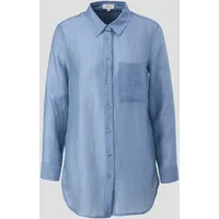 S.Oliver Longbluse aus Lyocellmix blassblau 46