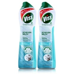 Viss Viss Cleanboost Scheuer-Milch mit Aktivbleiche 500ml (2er Pack) Allzweckreiniger