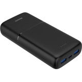 deltaco PB-C1008 Powerbank - schwarz - 20000 mAh
