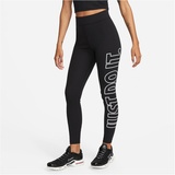 Nike Sportswear Classics Graphic High-Waist Leggings Damen 010 - black/white M