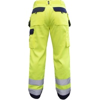 DASSY® Glasgow Warnschutz Multitaschen-Bundhose mit Kniepolstertaschen - neongelb/dunkelblau - 62