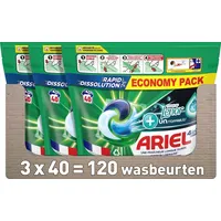 Ariel 4in1 Pods + Touch Van Lenor Unstoppables – 3x40 Waschgänge – Vorteilspack