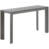 Dehner Chicago Gartentisch 133,5 x 75 x 42 cm grau