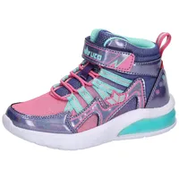 LICO Jungen Mädchen Blinky Girl Sneaker Rosa/Lila/Türkis, 28 EU