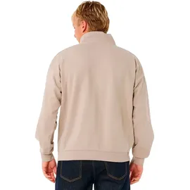 Rip Curl Premium Surf Qtr Zip Crew Sweatjacke Herren Stone L