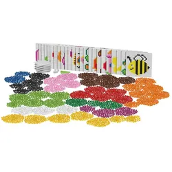 Biobuddi Lernspielzeug Lernspiel Edukatives Starter-Set, Kreatives Steckbausteinspiel für Kinder ab 4 Jahren