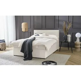 Möbel Kraft Boxspringbett 127 x 104 cm H3 Creme