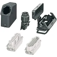 Phoenix Contact Steckverbinder-Set mit Push-In, Elektronikkabel + Stecker, Schwarz